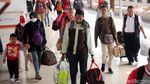 Suasana Stasiun Senen H-1 Lebaran