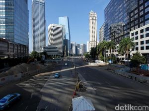 H-1 Lebaran, Jakarta Sepi dan Lengang