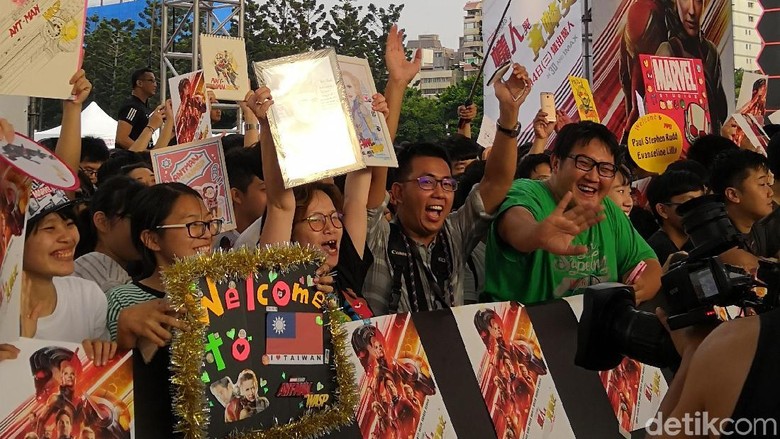 Serunya Malam Red Carpet Ant-Man and The Wasp di Taipei Serunya Malam Red Carpet Ant-Man and The Wasp di Taipei