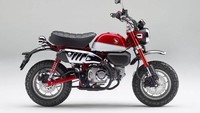 Honda Monkey mengambil bentuk sepeda motor klasik, tetapi dirampingkan ke dimensi kecil. Foto: Pool (Carscoops)