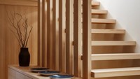 Hampir seluruh material rumah ini dari kayu. Istimewa/Lucy Wang/Inhabitat.