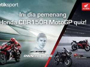 Ini Dia! Daftar Pemenang Honda CBR 150R MotoGP Quiz