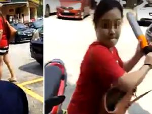 Sudah Salah Parkir, Wanita Memukul Petugas Dengan Kunci Setir Mobil
