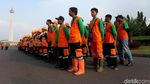 Apel Pengamanan Malam Takbiran di Monas