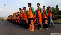 Apel tersebut diikuti sekitar 1.000 peserta dari berbagai unsur Muspida.