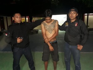 Aniaya Anak Kecil, Pria Bertato di Makassar Ditangkap Polisi