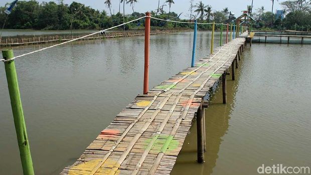 Kini ada pemancingan hingga warung sederhana (Randy/detikTravel)