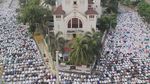 Melihat Suasana Salat Id 1439 H di Kawasan Jatinegara
