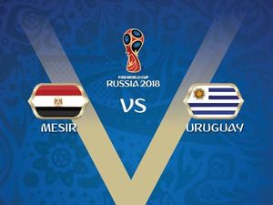 Live Report Piala Dunia 2018: Mesir vs Uruguay