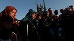 Potret Warga Palestina Salat Idul Fitri di Selatan Jalur Gaza