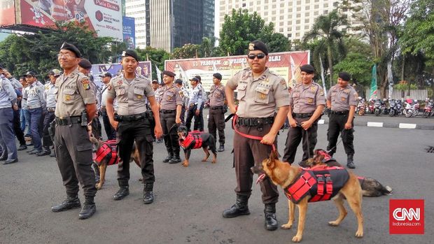 Anjing K9 Kawan Setia Polisi Amankan Lebaran 2018