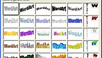 Pernah kebingungan kan, memilih gaya WordArt yang mana? Foto: Istimewa