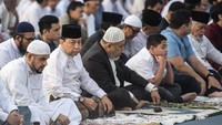 Nazaruddin, Novanto, dan Patrialis Akbar tampak duduk sebelahan di Sukamiskin (Foto: Dok. ANTARA FOTO/M Agung Rajasa)