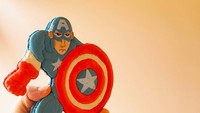 Sempat demam Avengers, ini macaron untuk pencinta Captain America. Perisainya bahkan dibuat detail lho. Foto: Instagram @i_am_macaron