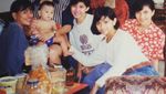 10 Pose Keren Petra Sihombing Ketika Makan Bersama Teman dan Ngopi Bareng Istri