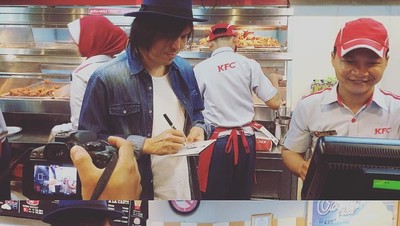 Penyanyi Once Mekel Senang Banget Kulineran Sambil Kumpul Bareng Teman