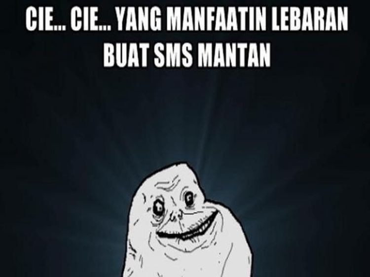 Meme Lucu Buat Kamu yang Galau Teringat Mantan Saat Lebaran