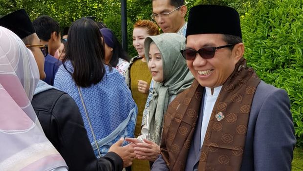 Silaturahmi WNI saat berlebaran di Bern, Swiss