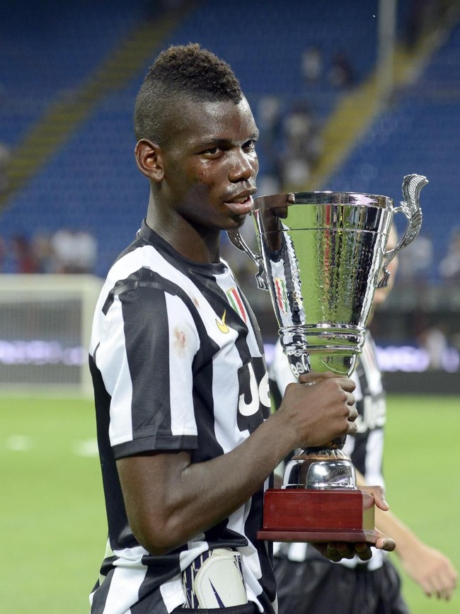 Tampang Paul Pogba di tahun pertama bersama Juventus pada 2012 silam. Rambutnya tampak masih biasa-biasa saja. (Foto: Getty Images)