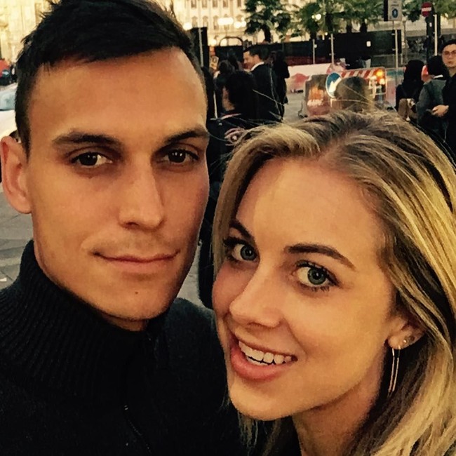 Setelah menikah, Elissa ikut Trent tinggal di China di mana ia bermain untuk Jiangsu Suning. (Foto: Instagram)