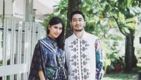 Setelah menikah April lalu, Syahnaz Sadiqah dan Jeje Govinda merayakan Idulfitri pertama mereka sebagai sepasang suami-istri.Foto: dok. Instagram Syahnaz Sadiqah