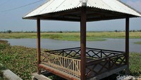 Gazebo sederhana yang bisa dinikmati oleh pengunjung. Setidaknya bisa melindungi dari terpaan sinar matahari (Randy/detikTravel)
