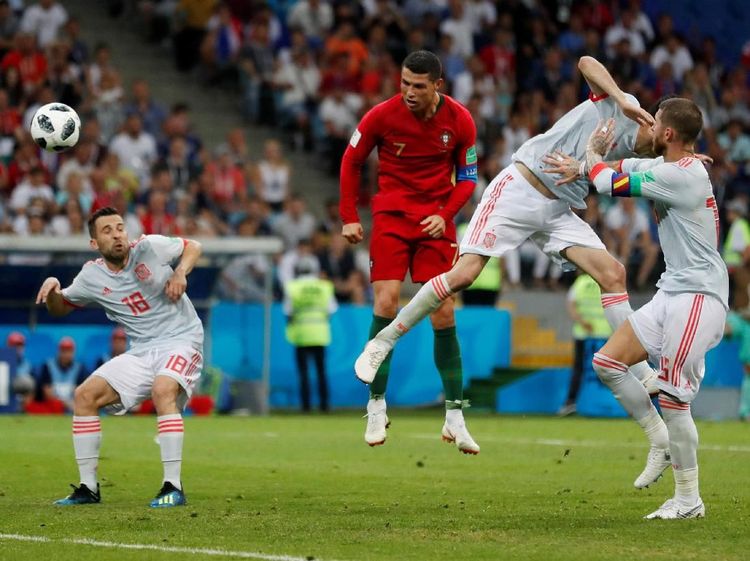 Kejar-Mengejar Gol Portugal Vs Spanyol