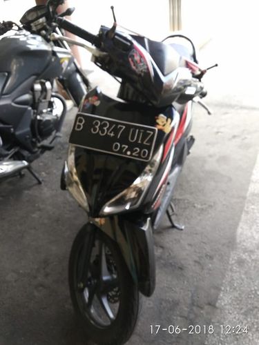 Barang bukti sepeda motor disita polisi