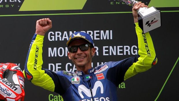 Valentino Rossi tidak puas dengan hasil tes di Barcelona.