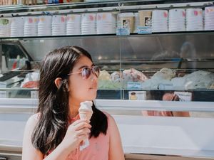 Cantiknya Almira, Cucu SBY yang Suka Banget Makan Es Krim