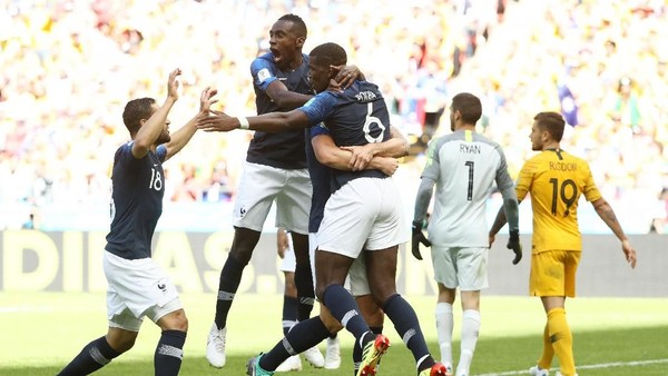 VAR dan Dua Penalti Warnai Prancis Vs Australia