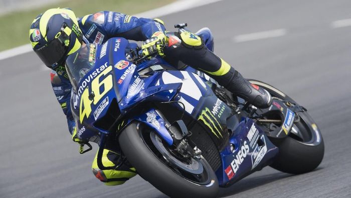Valentino Rossi harus puas start dari posisi tujuh di MotoGP Catalunya, Minggu (17/6/2018) Foto: Mirco Lazzari gp/Getty Images Valentino Rossi harus puas start dari posisi tujuh di MotoGP Catalunya, Minggu (17/6/2018) Foto: Mirco Lazzari gp/Getty Images