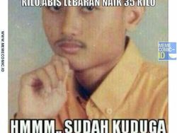 Meme Gemukan Abis Lebaran, Ngeselin Tapi Bikin Ngakak