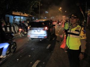 Malam H+2 Lebaran, Jalur Nagreg Arah Bandung Padat