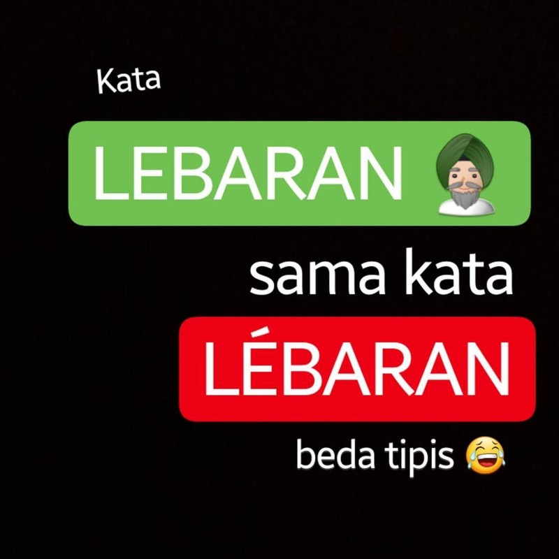 Meme gemukan habis lebaran