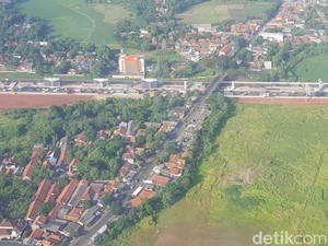 Dilihat dari Udara, Jalur Arteri Tegal ke Brebes Padat