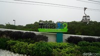 Desa Ngong Ping 360 di Pulau Lantau menjadi desatinasi menarik bagi traveler yang berlibur ke Hong Kong. Desa ini berada di ketinggian dan seringkali tertutup kabut (Bonauli/detikTravel)