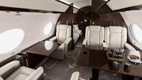 Gulfstream G650ER ini dihargai US$ 66,5 juta. Jangkauan terbangnya lebih dari 7.500 mil. Seisi kabin dapat dikontrol menggunakan smartphone. Foto: Dok. Businessinsider
