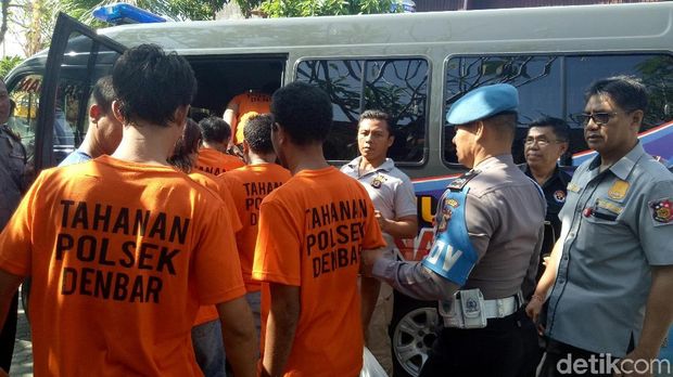 14 Tahanan Polsek Denpasar Barat Dipindahkan