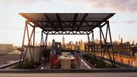 Adalah solar canopy, sebuah proyek yang bertujuan membantu penduduk kota memperoleh manfaat dari produk inovatif ini. Solar Canopy menawarkan solar in spot, di mana panel surya tradisional bisa digunakan di berbagai lingkungan. Inhabitat/Istimewa.