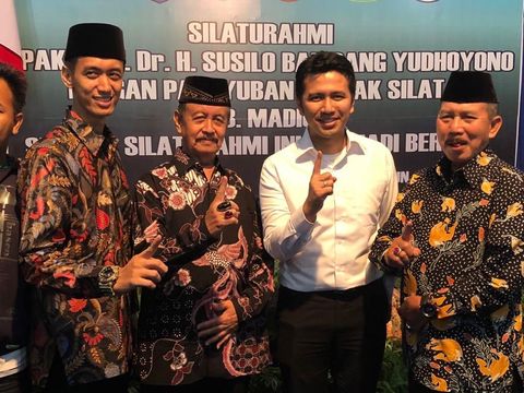 Bareng SBY, Emil Dardak Silaturahmi Paguyuban Pencak Silat di Madiun