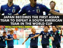 Jepang Kandaskan Kolombia, Meme Tsubasa Bertebaran