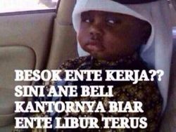 Meme Masuk Kerja Setelah Lebaran