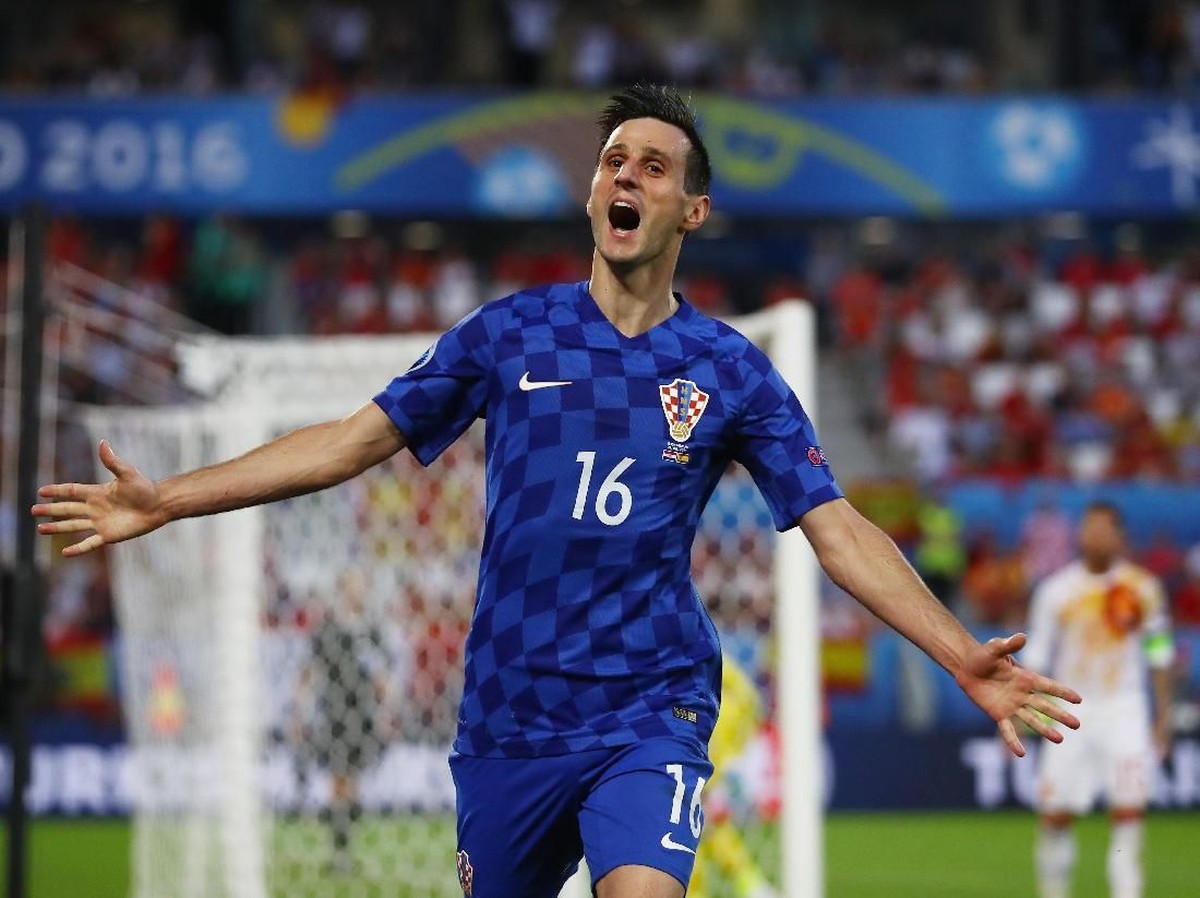 Nikola Kalinic dipulangkan dari Timnas Kroasia akibat menolak dimainkan pada laga dengan Nigeria di Piala Dunia 2018. (Dean Mouhtaropoulos/Getty Images)