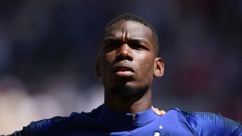 Begitu juga Paul Pogba, meski mencetak satu gol. Namun, gol tersebut menjadi penentu kemenangan Prancis melawan Australia. Foto: Getty Images