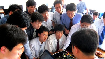 Foto: Melihat Suasana Kuliah di Kampus Korea Utara
