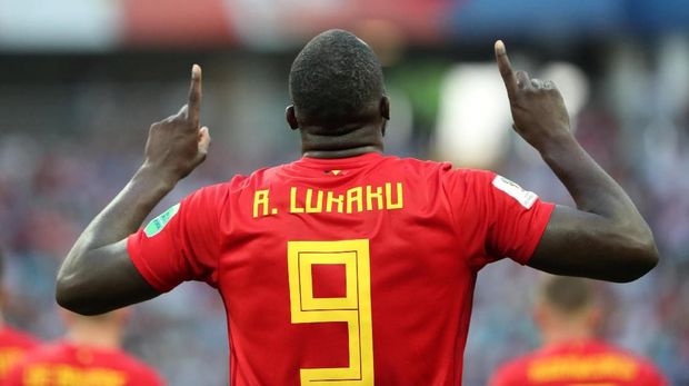 Romelu Lukaku scored four goals with Belgium in the 2018 World Cup. 