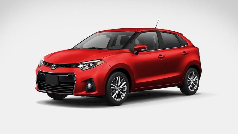 Baleno berwajah Toyota (Foto: Indianautosblog) Baleno berwajah Toyota (Foto: Indianautosblog)