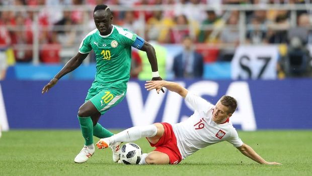   Sadio Mane has a shot at goal in every 2018 World Cup match. 