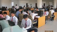 PUST sendiri berada di luar Pyongyang namun tak terlalu jauh (Foto: Dok. Yu-Taik Chon/Handout via REUTERS)